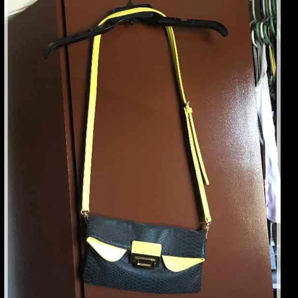 Black Over The Shoulder Clutch purse